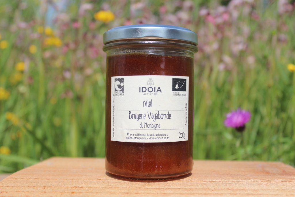 Miel de Bruyère Vagabonde de Montagne (Pot de 250g)